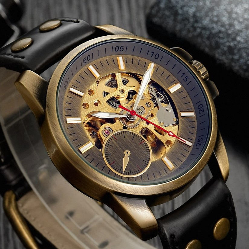 skeleton mechanical watch