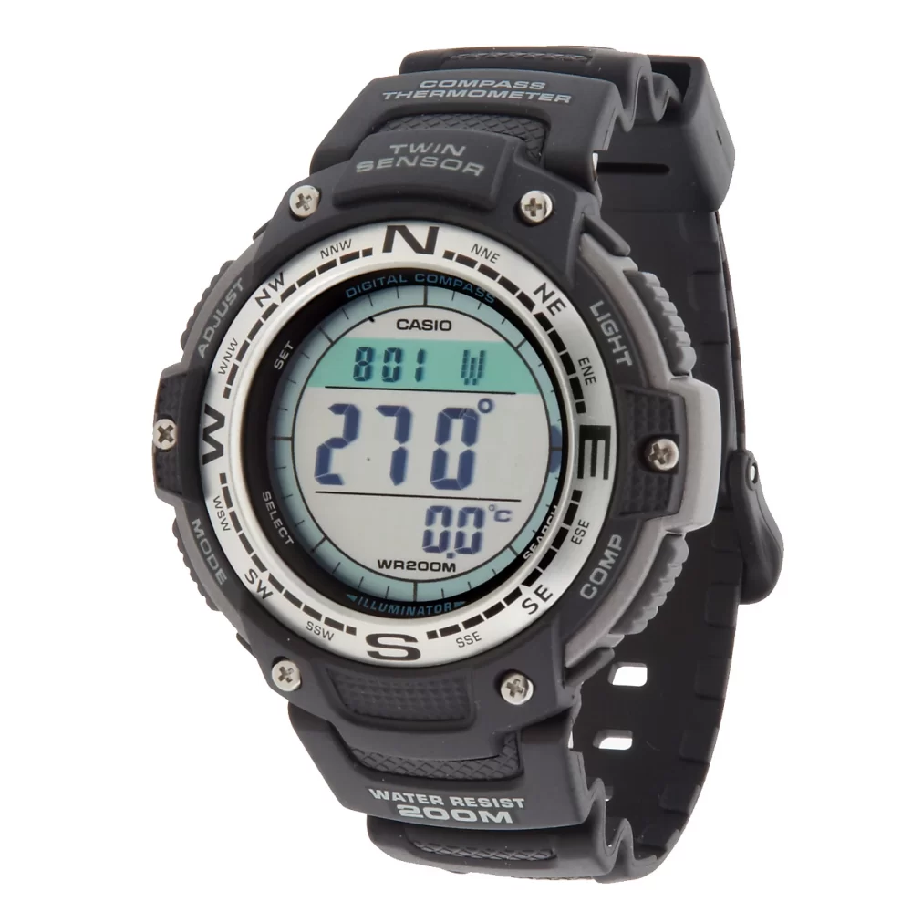 Digital Watch with Compass