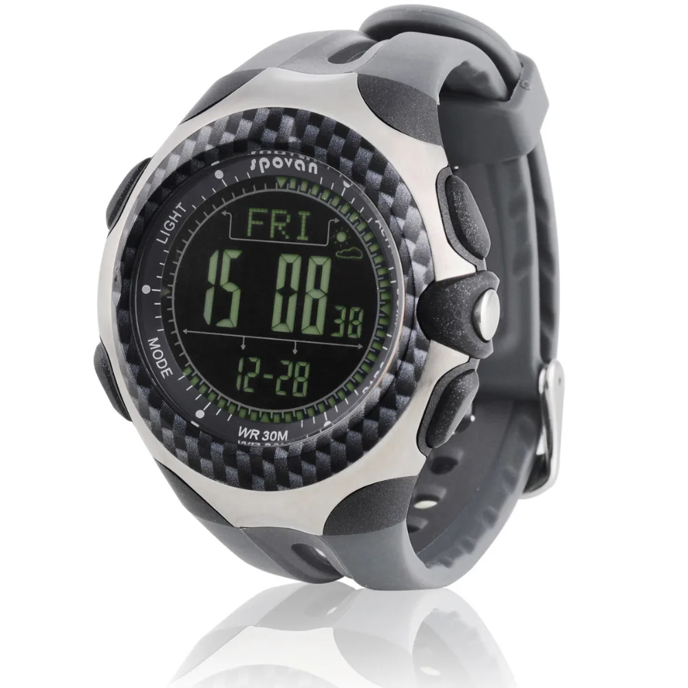 Digital Watch with Compass