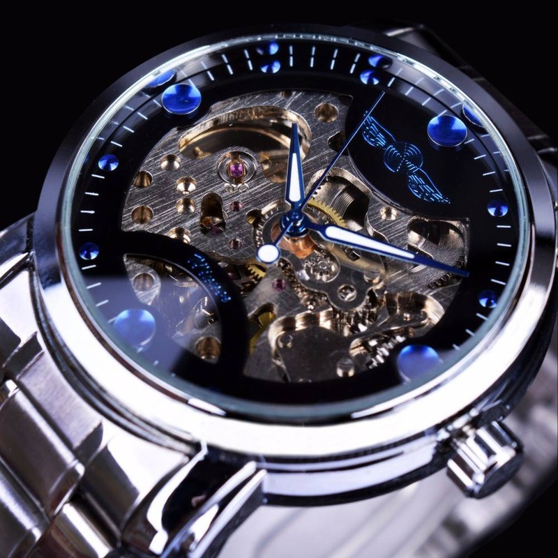 Mechanical skeleton watch