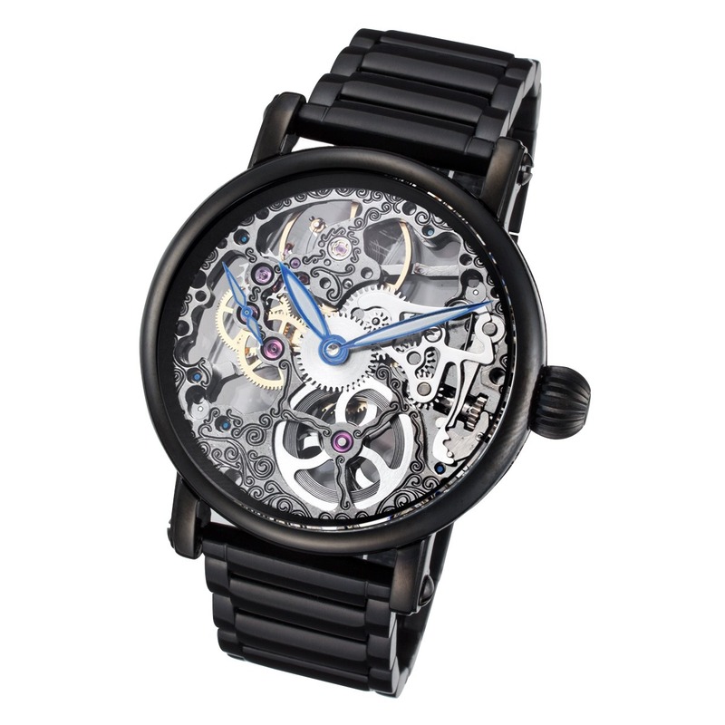 Mechanical skeleton watch