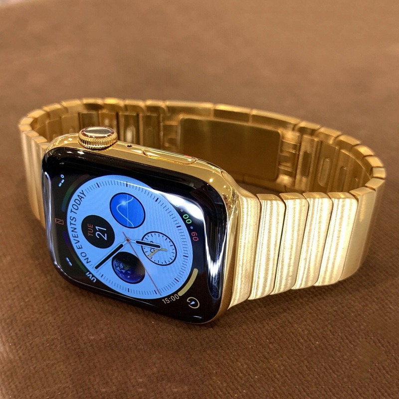 Gold Apple Watch band